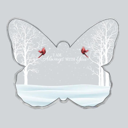 Always With You Memorial Butterfly Shape Personalized Butterfly Acrylic Plaque
