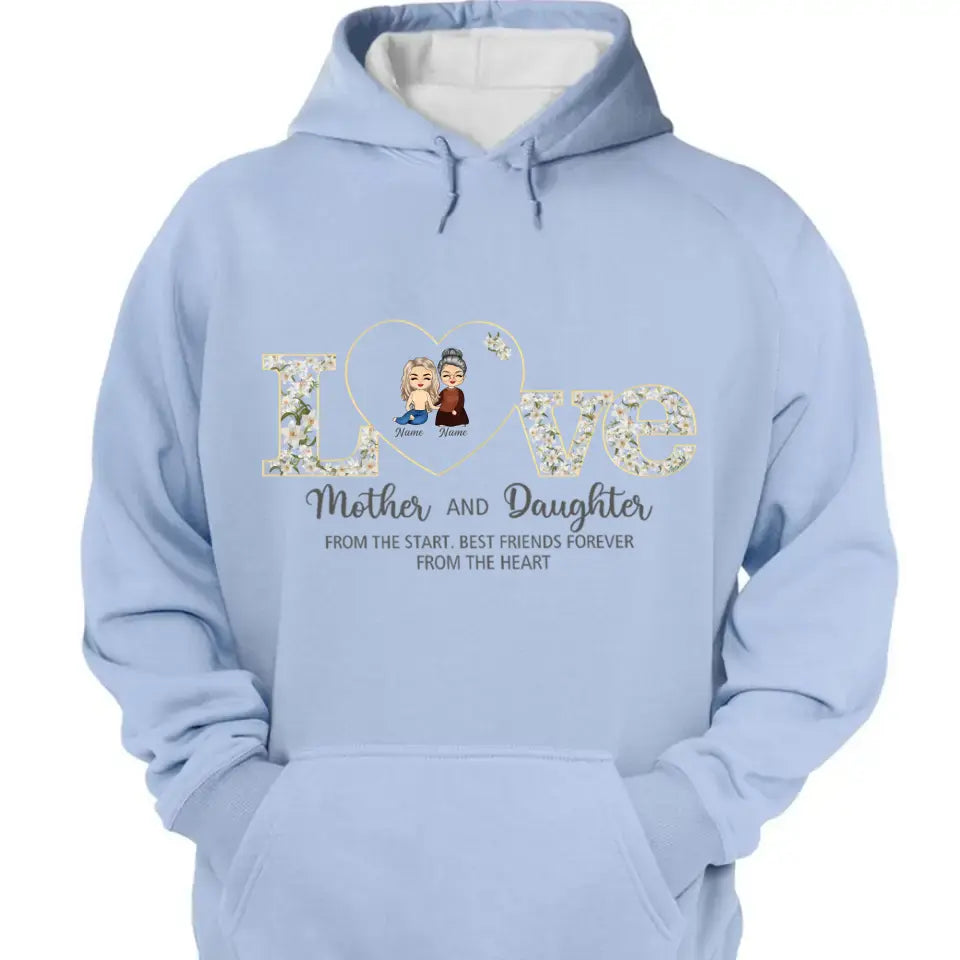 Mom And Daughter - Personalized Truckloads of Love Art T-Shirt, Hoodie - Best Gift for Mother's Day