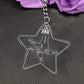 Five Star Dad Of Us - Family Personalized Custom Five Star Acrylic Keychain Father's Day, Birthday Gift For Dad