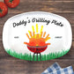 Daddy Grill Master 2023 - Family Personalized Custom Platter - Father's Day, Birthday Gift For Dad
