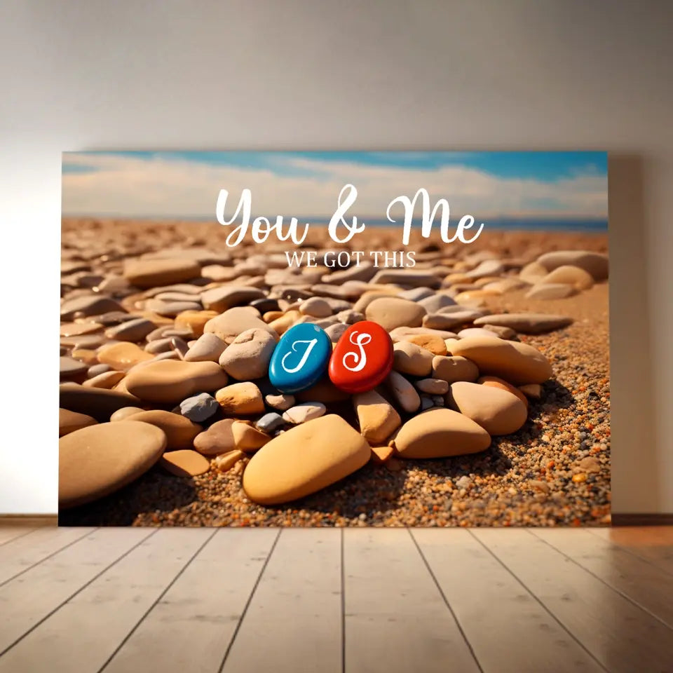 You & Me We Got This - Custom Personalized Couple Canvas