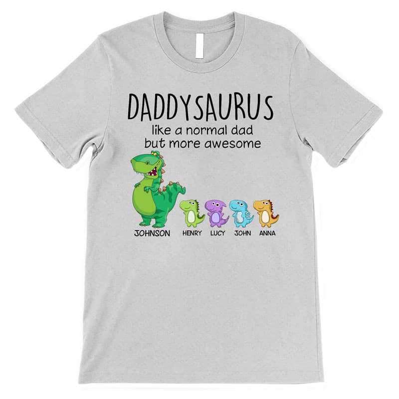 Grandpasaurus And Kids Personalized Shirt